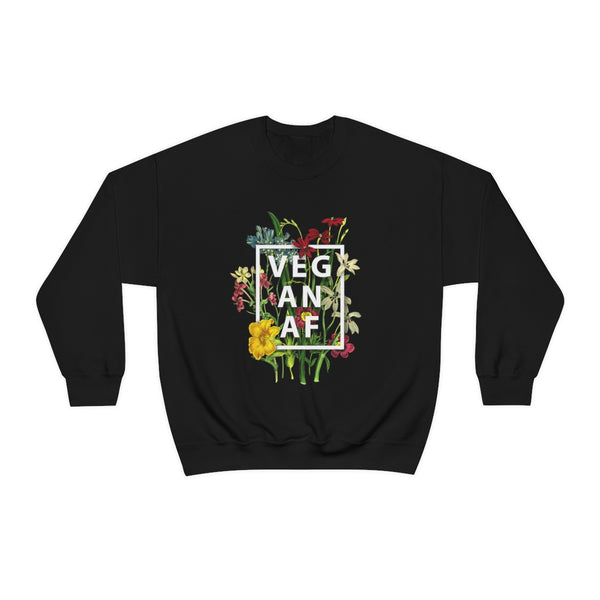 Vegan AF floral - Sweatshirt